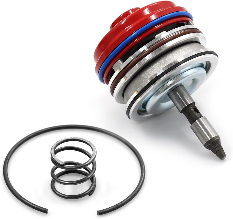 LVOUP High Performance Servo Piston Assembly with Cover & Snap Ring Compatible with Corvette 700R4 4L65E 4L70E 4L60E 1982-2014 Red - Image 1